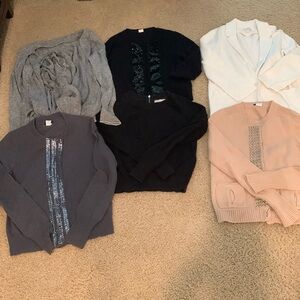 Jcrew and Banana Republic various wool sweaters